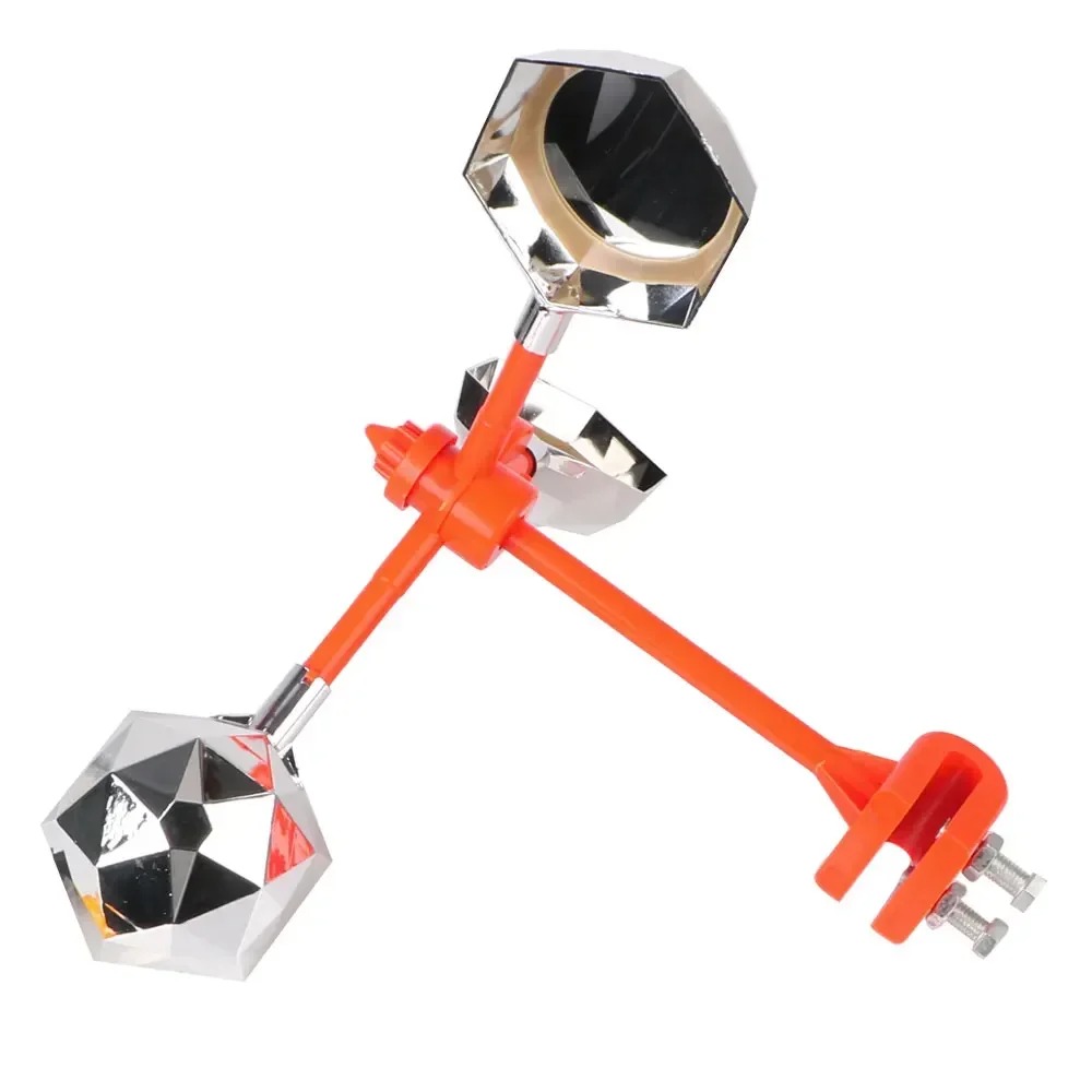 Solar Bird Scarer - 360° Spinning Reflective Scarecrow with Loud
