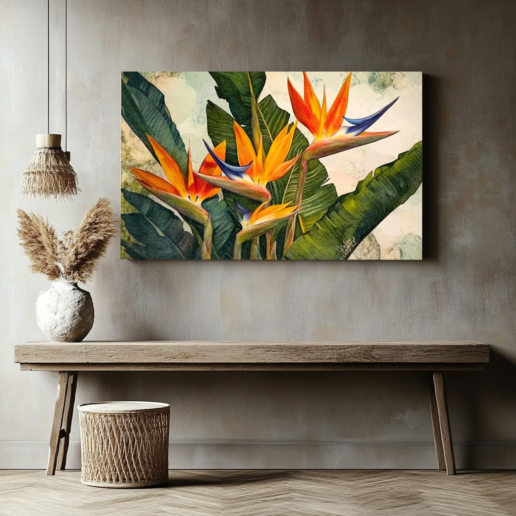Vibrant Tropical Orchid Poster - огляд і ціна Orchard Sprayer Tractor